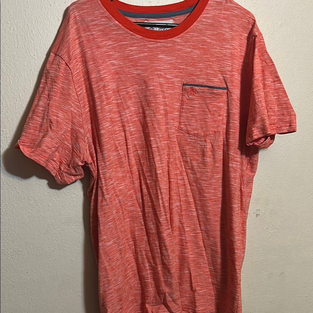 Original Penguin Red Short Sleeve Tee